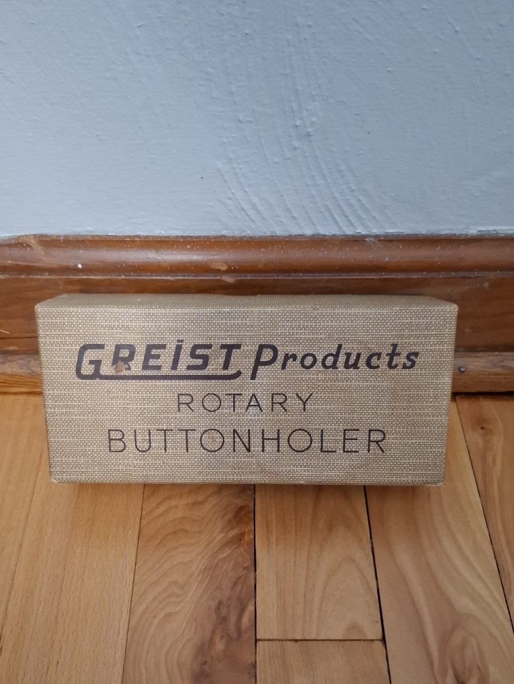 Greist Products Rotary Buttonholer - Beige Box